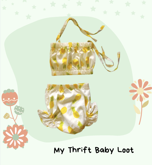 New Cotton Baby Girl's Outfit (6-12 months)